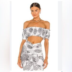 Norma Kamali Jose top and ruched skirt to match. Size XS, S NEW